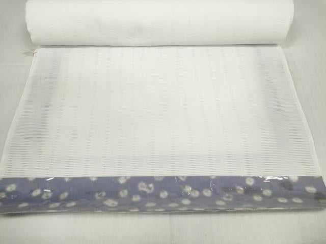 平和屋着物＊夏物　長襦袢　反物　着尺　平絽　生成り色　高島屋扱い　洗える着物　未使用　DABD8848zzz