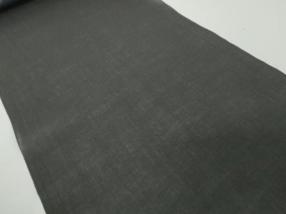 平和屋着物＊夏物　名古屋帯　帯反物　裏地付き　楓　黒地　金糸　逸品　DABD8873zzz