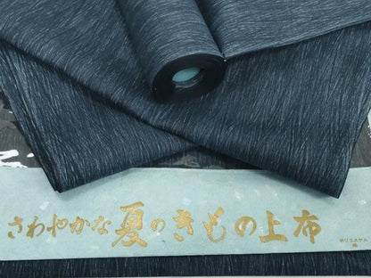 平和屋着物＊夏物　小紋・浴衣兼用　反物　着尺　霞文　未使用　DABD8880zzz