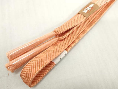 平和屋着物●和装小物　帯締め・帯揚げセット　草花文　笹浪組　金糸　逸品　未使用　DABD8883zzz