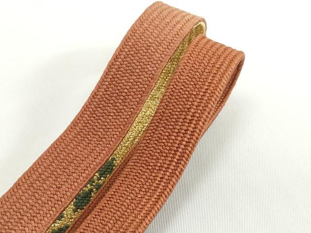 平和屋着物●和装小物　帯締め・帯揚げセット　刺繍　花散らし　金彩　高麗組　金糸　逸品　未使用　DABD8887zzz