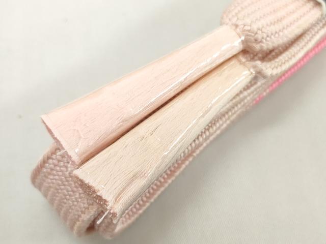 平和屋着物●和装小物　帯締め・帯揚げセット　総絞り　高麗組　金糸　逸品　未使用　DABD8888zzz