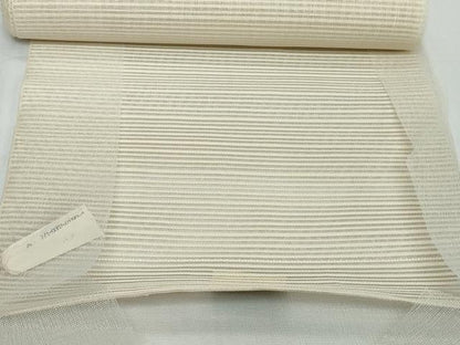 平和屋着物＊夏物　絽綴れ　名古屋帯　帯反物　横段幾何学文様　金銀糸　逸品　未使用　DABD8909zzz