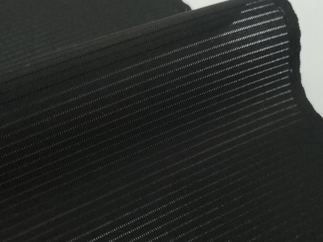 平和屋着物＊夏物 黒紋付 黒反物 着尺 絽 五泉 聚楽壁土 聚楽土染色 逸品 未使用 DABD8959zzz