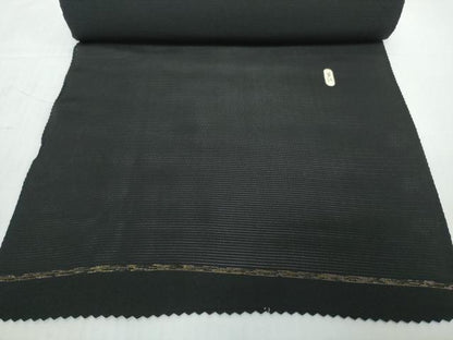 平和屋着物＊夏物 黒紋付 黒反物 着尺 絽 逸品 未使用 DABD8960zzz