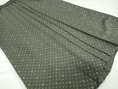 平和屋着物●女性　行灯袴　幾何学文様　洗える着物　DABD9005ud