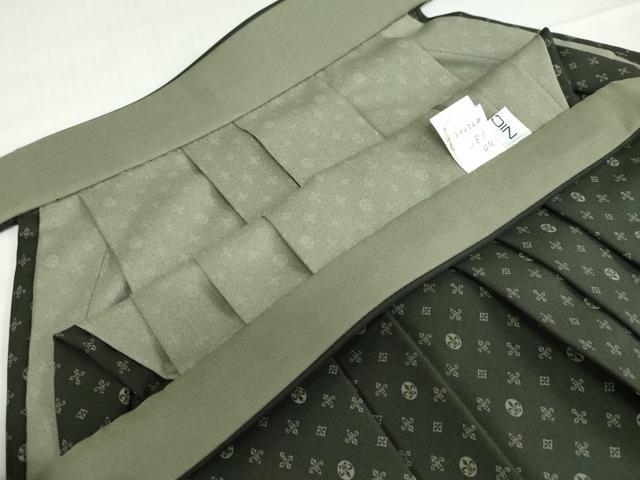 平和屋着物●女性　行灯袴　幾何学文様　洗える着物　DABD9005ud