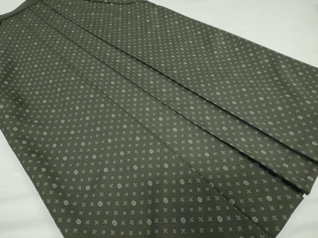 平和屋着物●女性　行灯袴　幾何学文様　洗える着物　DABD9005ud