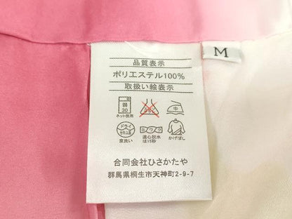 平和屋着物●小振袖　二尺袖　草花文　洗える着物　未使用　DABD9024ud