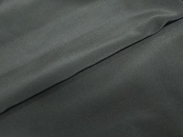 平和屋着物●男性　黒紋付　洗える着物　DABD9032ud