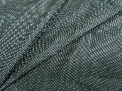 平和屋着物●男性　本場大島紬　アンサンブル　長羽織　亀甲文様　正絹　逸品　DABD9050ud