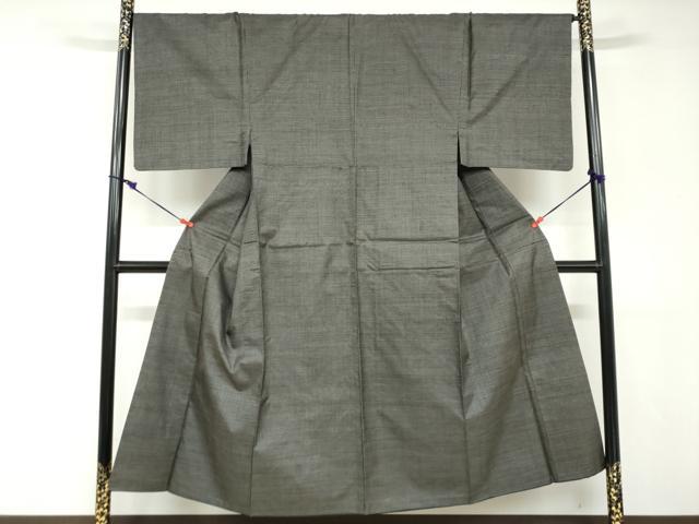 平和屋着物●男性　本場大島紬　アンサンブル　長羽織　100亀甲　総詰め　正絹　逸品　DABD9051ud