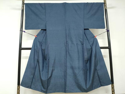 平和屋着物●男性　本場大島紬　アンサンブル　長羽織　100亀甲　総詰め　正絹　逸品　DABD9052ud