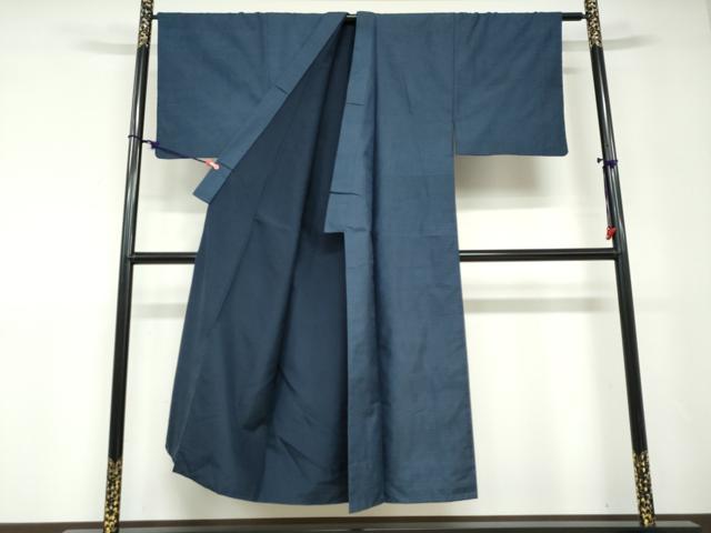 平和屋着物○男性 本場大島紬 アンサンブル 長羽織 100亀甲 総詰め