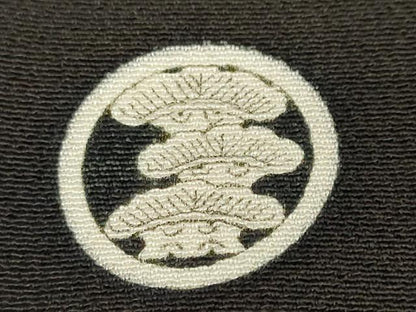 平和屋着物●創業130年　江戸染繍友禅　大彦　黒留袖　立波風景文　金彩　三越扱い　正絹　逸品　DABD9061ud