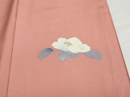平和屋着物●訪問着　友禅　作家物　地紙花車文　暈し染め　正絹　逸品　DABD9062ud