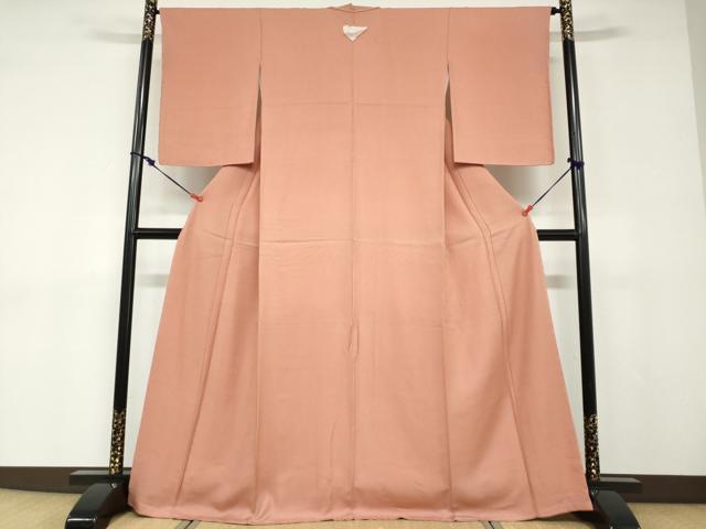 平和屋着物●上質な色無地　霞地紋　淡藤色　正絹　逸品　DABD1058ps 平和屋着物○上質な色無地 霞地紋 淡藤色 正絹 逸品 DABD1058ps 【公式