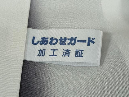 平和屋着物●前田仁仙　仁仙更紗　小紋　霞文　正絹　逸品　DABD9073ud