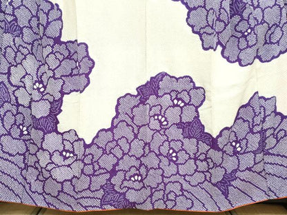 平和屋着物●豪華振袖　総絞り　牡丹尽くし文　正絹　逸品　DABD9092ud