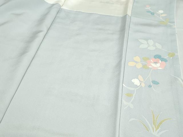 平和屋着物●訪問着　作家物　花鳥文　暈し染め　金彩　正絹　逸品　DABD9108ud