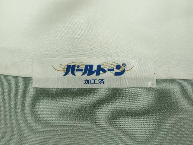 平和屋着物●訪問着　友禅　草花文　正絹　逸品　DABD9126ud