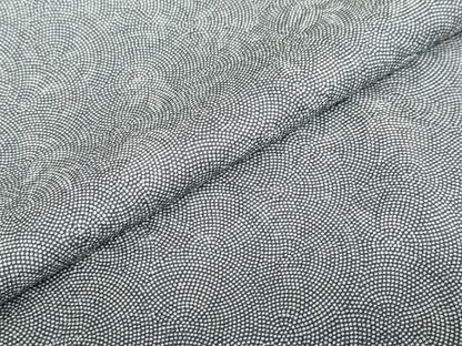平和屋着物●江戸小紋　鮫小紋柄　舞葉地紋　正絹　逸品　未使用　DABD9131ud
