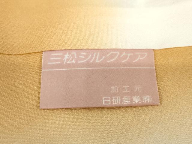 平和屋着物●上質な小紋　舞花文　正絹　逸品　DABD9136ud