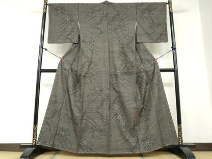 平和屋着物●本場大島紬　7マルキ　乱菊　正絹　逸品　未使用　DABD9137ud
