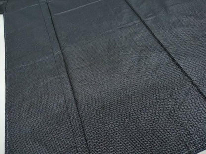 平和屋着物●男性　本場染大島紬　アンサンブル　100亀甲　総詰め　正絹　逸品　未使用　DABD9152ud
