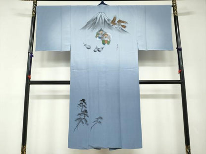 平和屋着物●男性　本場大島紬　アンサンブル　長襦袢（袷）セット　100亀甲　総詰め　正絹　逸品　DABD9154ud