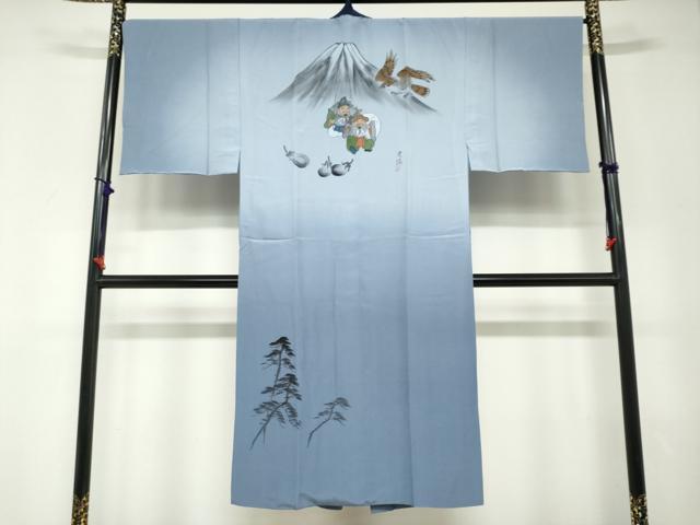 平和屋着物●男性　本場大島紬　アンサンブル　長襦袢（袷）セット　100亀甲　総詰め　正絹　逸品　DABD9154ud