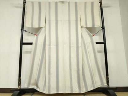 平和屋着物●上質な小紋　霞間道　正絹　逸品　未使用　DABD9166ud