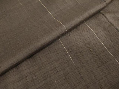 平和屋着物●上質な紬　変わり縞　正絹　逸品　DABD9170ud