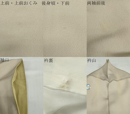 平和屋着物●上質な小紋　友禅　成物　正絹　逸品　DABD9171ud