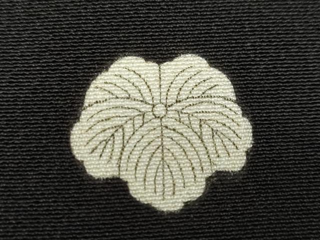 平和屋着物●豪華黒留袖　友禅　作家物　流水風景草花文　正絹　逸品　DABD9184ud