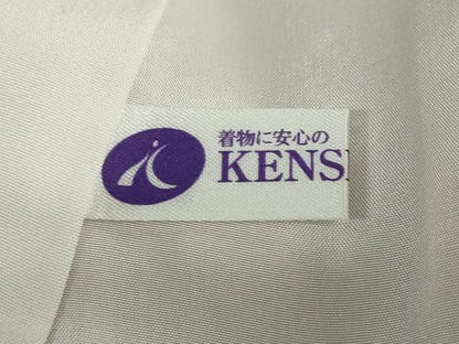 平和屋着物●十日町友禅　女流作家　遠田藤舟　訪問着　草花文　暈し染め　健勝苑扱い　ロング丈　正絹　逸品　DABD9191ud