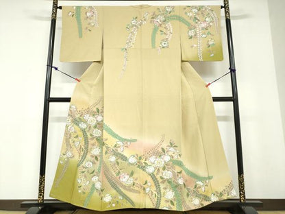 平和屋着物●訪問着　辻が花　金彩　正絹　逸品　未使用　DABD9196ud