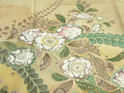 平和屋着物●訪問着　辻が花　金彩　正絹　逸品　未使用　DABD9196ud