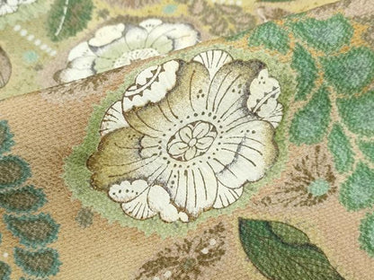 平和屋着物●訪問着　辻が花　金彩　正絹　逸品　未使用　DABD9196ud