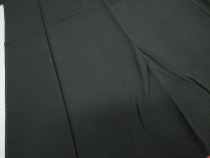 平和屋着物●豪華振袖　色無地　黒色　正絹　逸品　DABD9198ud