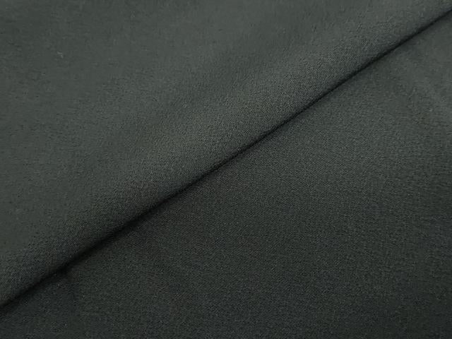 平和屋着物●豪華振袖　色無地　黒色　正絹　逸品　DABD9198ud