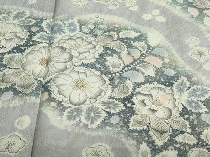 平和屋着物●訪問着　作家物　絞り　辻が花　正絹　逸品　DABD9199ud