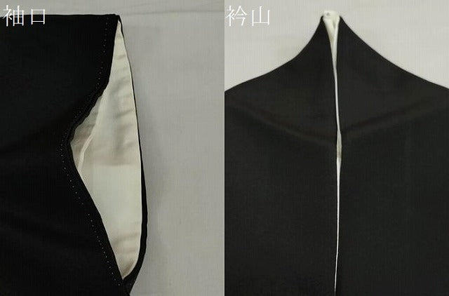 平和屋着物●金彩友禅　卓越技能者・名工・和田光正　黒留袖　風景草花文　金彩　正絹　逸品　DABD9204ud
