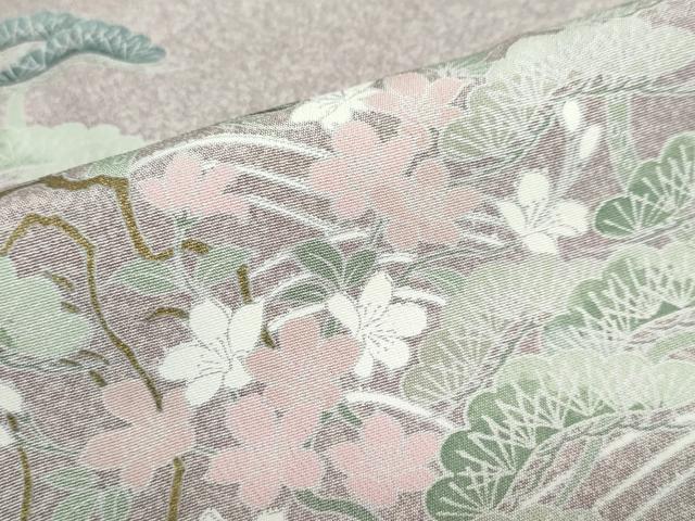 平和屋着物●訪問着　友禅　作家物　浜松文　正絹　逸品　DABD9207ud