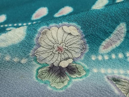 平和屋着物●訪問着　作家物　絞り　辻が花　暈し染め　正絹　逸品　DABD9212ud
