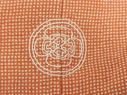 平和屋着物●小紋師　藍田春吉　江戸小紋　極通し　反端付き　正絹　逸品　未使用　DABD9219ud