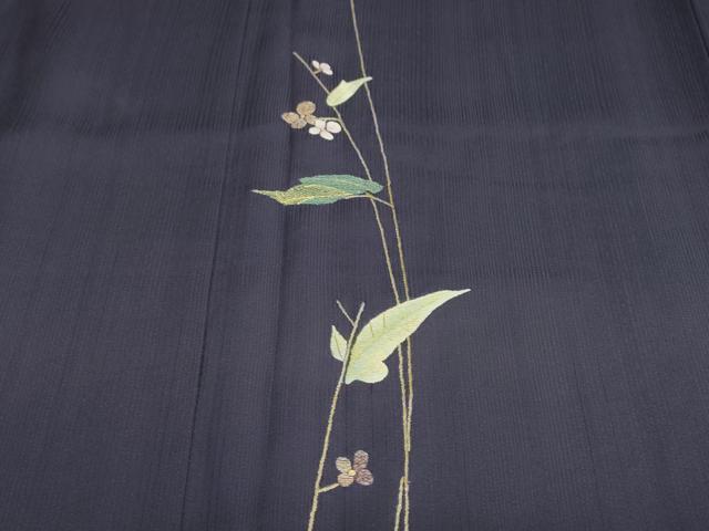 平和屋着物○訪問着 総刺繍 竹屋町刺繍 草花文 金糸 鈴乃屋扱い