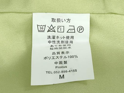 平和屋着物●江戸小紋　万筋　若菜色×白色　洗える着物　DABD9231ud