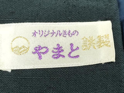 平和屋着物●男性　紬　百入茶色　やまと誂製　正絹　逸品　未使用　DABD9236ud