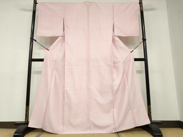 平和屋着物●江戸小紋　小花尽くし文　洗える着物　DABD9238ud